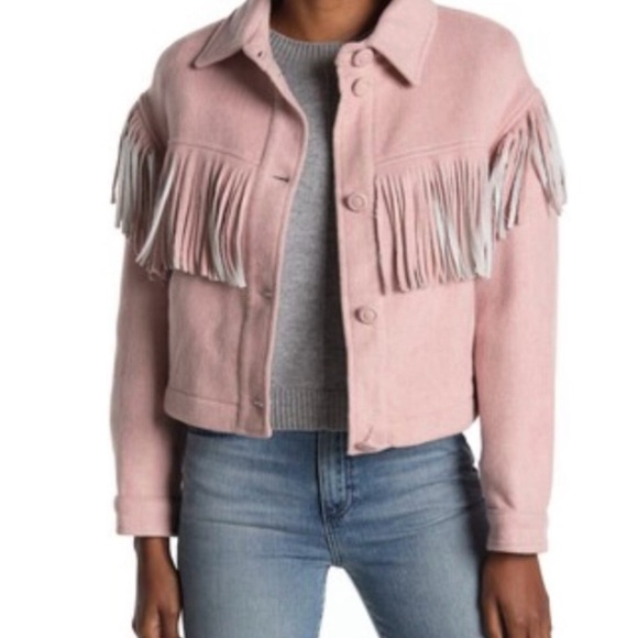 NWOT Coachella Fringe Western Cropped Jacket Medium - Picture 2 of 5